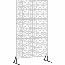 vidaXL Privacyscherm 100 x 50 x 180 cm Gegalvaniseerd staal zilver