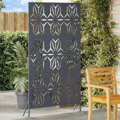 vidaXL Privacyscherm 100 x 50 x 180 cm Staal Antraciet
