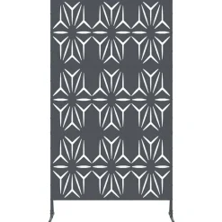 vidaXL Privacyscherm 100 x 50 x 180 cm Staal Antraciet