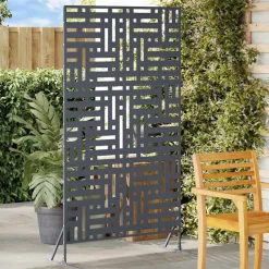 vidaXL Privacyscherm 100 x 50 x 180 cm Staal Antraciet