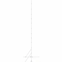 vidaXL Privacyscherm 100 x 50 x 180 cm Staal Wit
