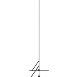 vidaXL Privacyscherm 100 x 50 x 180 cm Staal Zwart