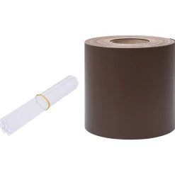 vidaXL Privacystrip 35x0,19 m PVC bruin