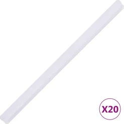 vidaXL Privacystrip 35x0,19 m PVC bruin
