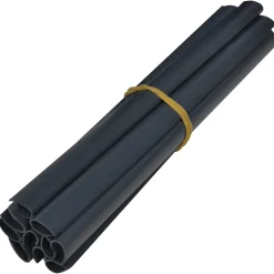 vidaXL Privacystrip 35x0,19 m PVC mat donkergrijs