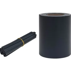 vidaXL Privacystrip 35x0,19 m PVC mat donkergrijs