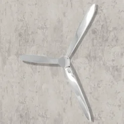 vidaXL Propeller voor aan de muur 70 cm aluminium zilver