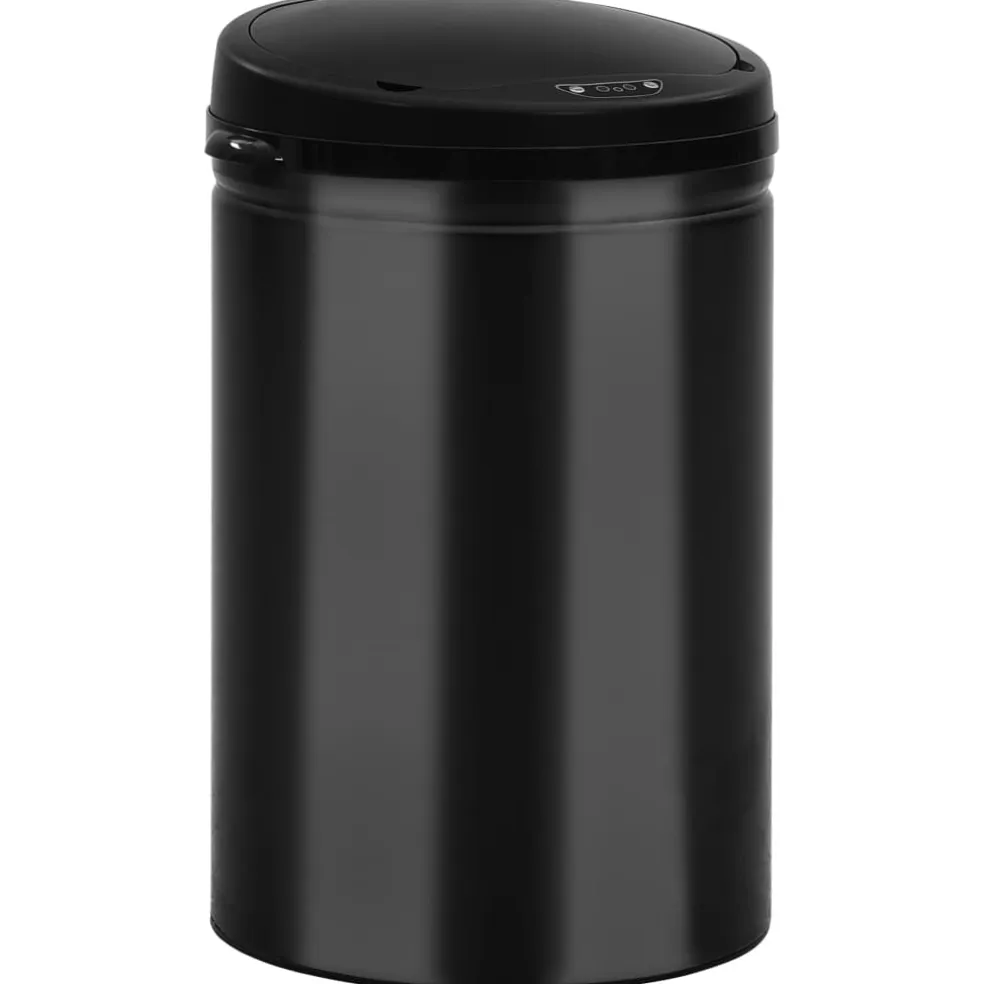 vidaXL Prullenbak met automatische sensor 60 L roestvrij staal