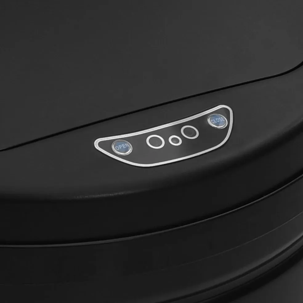 vidaXL Prullenbak met automatische sensor 60 L roestvrij staal