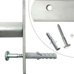 vidaXL Raambeveiligingen verstelbaar 2 st 700-1050 mm