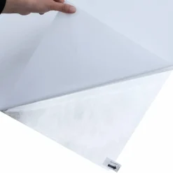vidaXL Raamfolie statisch mat wit 45x500 cm PVC