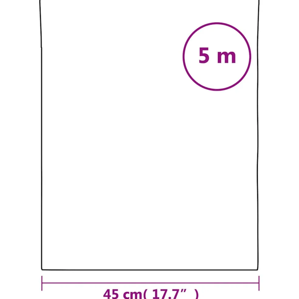 vidaXL Raamfolie statisch mat wit 45x500 cm PVC