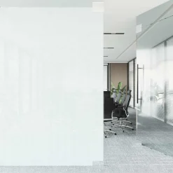 vidaXL Raamfolie statisch mat wit 45x500 cm PVC