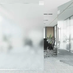 vidaXL Raamfolie statisch 45x500 cm PVC matgrijs
