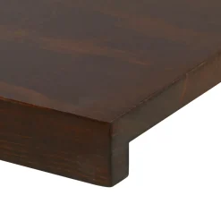 vidaXL Raamkozijnen 2 st Donkerbruin 70 x 15 x 2 cm Massief beukenhout