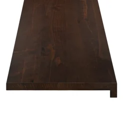 vidaXL Raamkozijnen 2 st Donkerbruin 70 x 15 x 2 cm Massief beukenhout