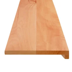 vidaXL Raamkozijnen 2 st Geolied 80x 15 x 2 cm Massief beukenhout