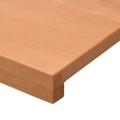 vidaXL Raamkozijnen 2 st Geolied 80x 15 x 2 cm Massief beukenhout