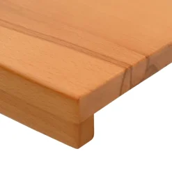 vidaXL Raamkozijnen 2 st Licht Bruin 70 x 15 x 2 cm Massief beukenhout