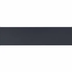 vidaXL Raamsokkel Antraciet met houten nerf 60 x 20 x 4,5 cm PVC