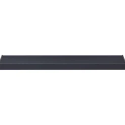 vidaXL Raamsokkel Antraciet met houten nerf 60 x 30 x 4,5 cm PVC