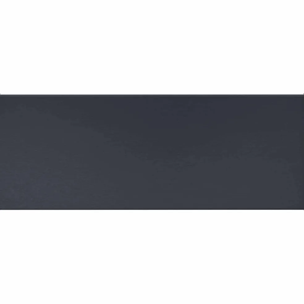 vidaXL Raamsokkel Antraciet met houten nerf 60 x 30 x 4,5 cm PVC
