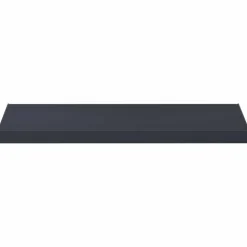 vidaXL Raamsokkel Antraciet met houten nerf 60 x 50 x 4,5 cm PVC