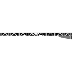 vidaXL Raamsokkel Wit 60 x 40 x 4,5 cm PVC