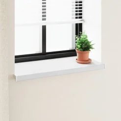 vidaXL Raamsokkel Wit 60 x 40 x 4,5 cm PVC