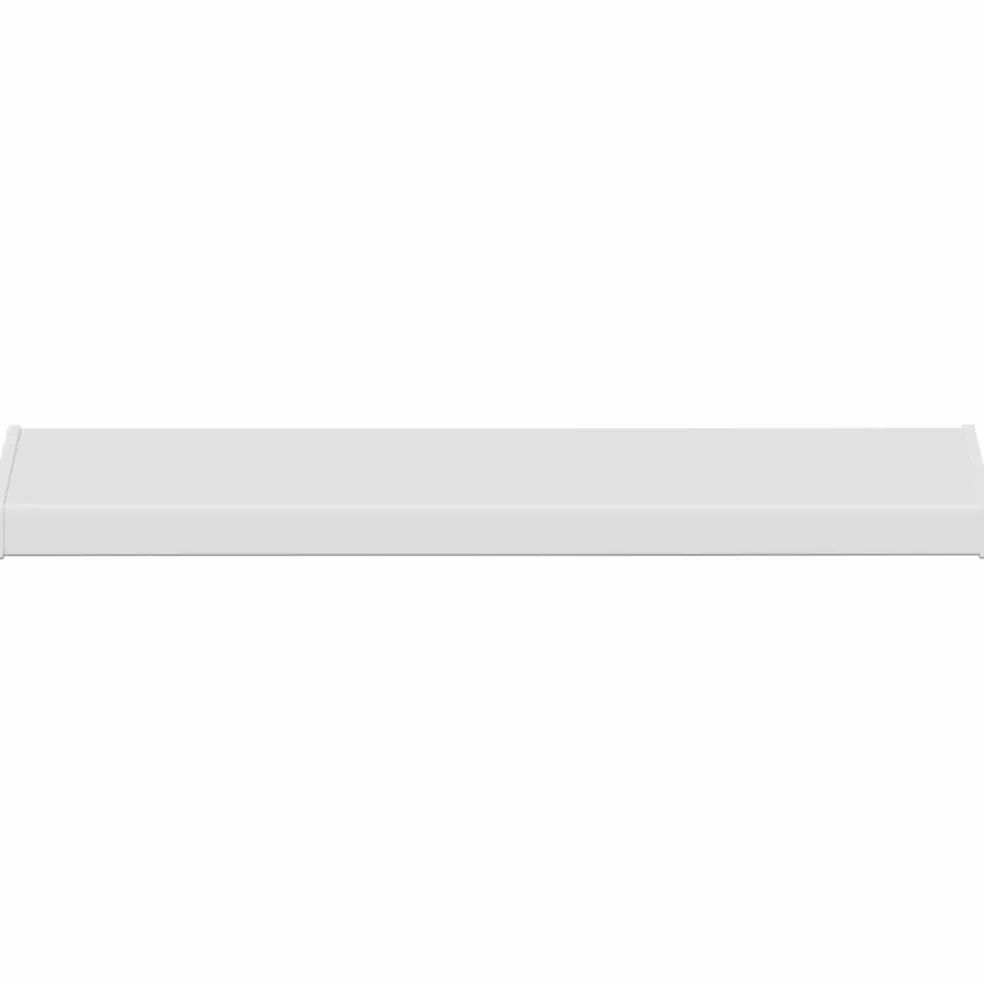 vidaXL Raamsokkel Wit 60 x 25 x 4,5 cm PVC
