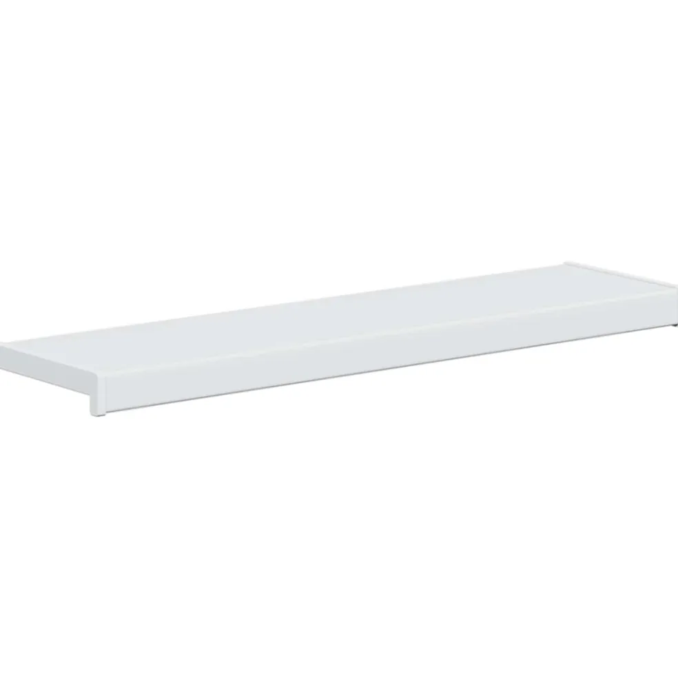 vidaXL Raamsokkel Wit 60 x 25 x 4,5 cm PVC
