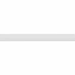 vidaXL Raamsokkel Wit 60 x 20 x 4,5 cm PVC