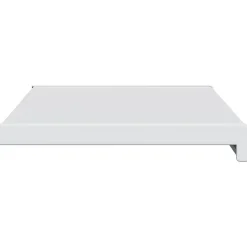 vidaXL Raamsokkel Wit 60 x 30 x 4,5 cm PVC