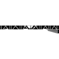 vidaXL Raamsokkel Wit 60 x 30 x 4,5 cm PVC