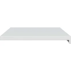 vidaXL Raamsokkel Wit 60 x 45 x 4,5 cm PVC