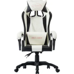 vidaXL Racestoel kunstleer zwart