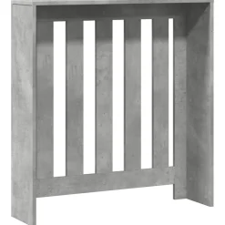 vidaXL Radiatorafdekking Betongrijs 78 x 20 x 82 cm Bewerkt hout