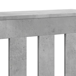vidaXL Radiatorafdekking Betongrijs 78 x 20 x 82 cm Bewerkt hout