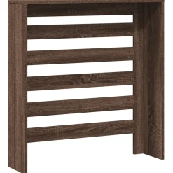 vidaXL Radiatorafdekking Bruin eiken Bewerkt hout