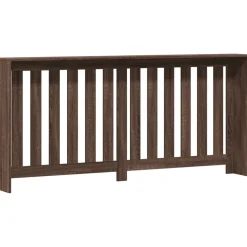 vidaXL Radiatorafdekking Bruin eiken Bewerkt hout