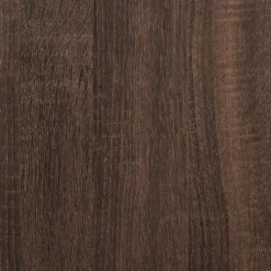 vidaXL Radiatorafdekking Bruin eiken Bewerkt hout