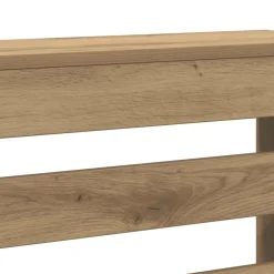 vidaXL Radiatorafdekking Eiken 78 x 20 x 82 cm Bewerkt hout