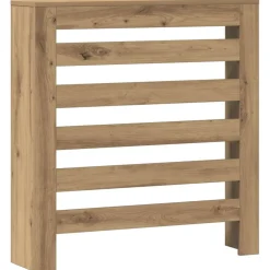 vidaXL Radiatorafdekking Eiken 78 x 20 x 82 cm Bewerkt hout