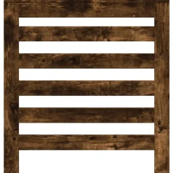 vidaXL Radiatorafdekking Gerookt eiken 78 x 20 x 82 cm Bewerkt hout