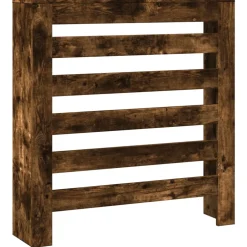 vidaXL Radiatorafdekking Gerookt eiken 78 x 20 x 82 cm Bewerkt hout