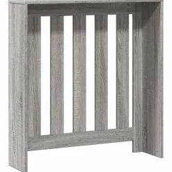 vidaXL Radiatorafdekking Grijs Sonoma 78 x 20 x 82 cm Bewerkt hout