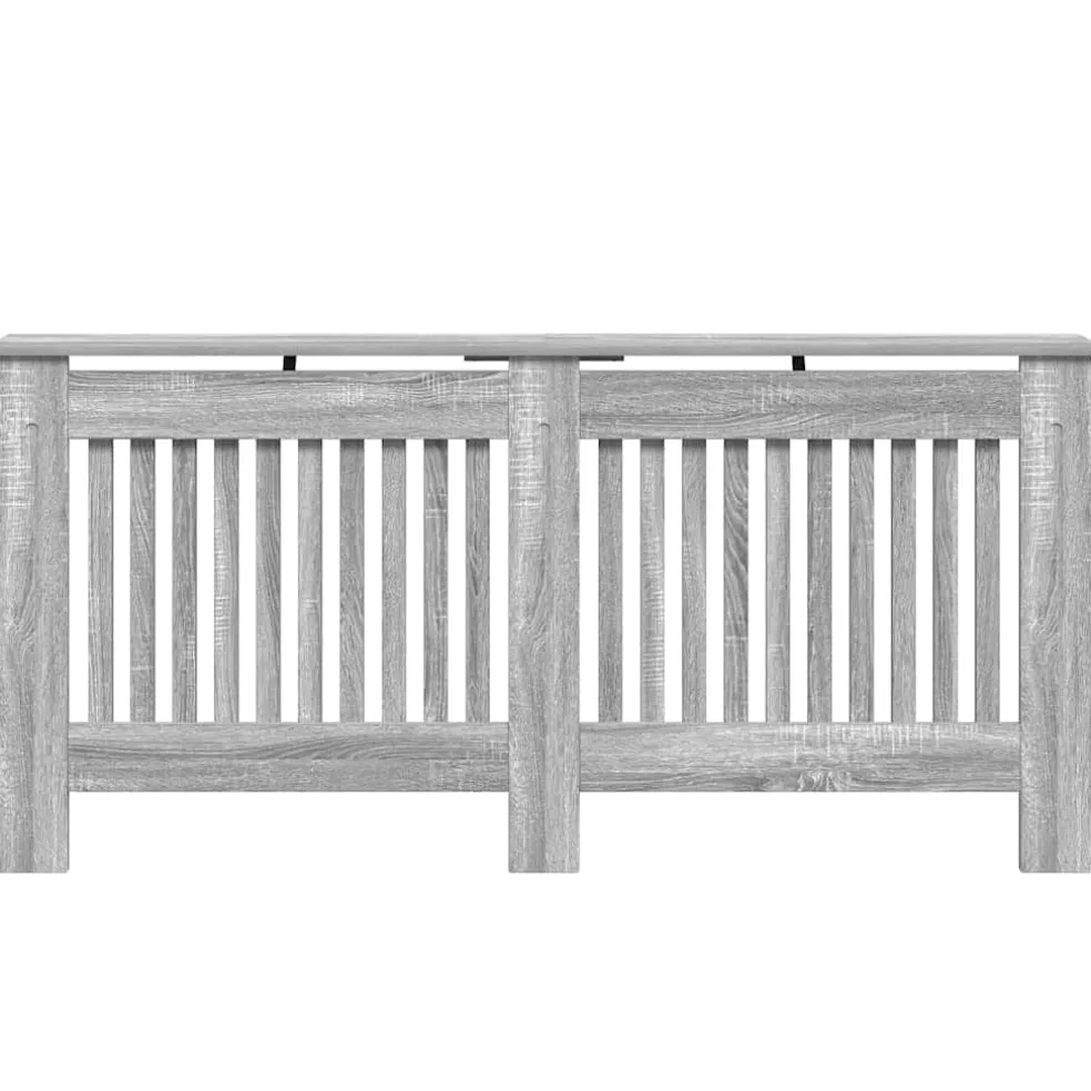 vidaXL Radiatorafdekking Grijs Sonoma 172 x 19 x 81,5 cm Bewerkt hout