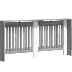 vidaXL Radiatorafdekking Grijs Sonoma 172 x 19 x 81,5 cm Bewerkt hout