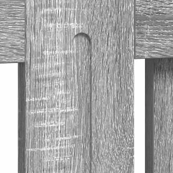 vidaXL Radiatorafdekking Grijs Sonoma 172 x 19 x 81,5 cm Bewerkt hout