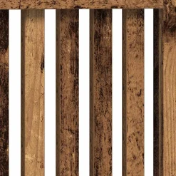 vidaXL Radiatorafdekking Oud hout 172 x 19 x 81,5 cm Bewerkt hout